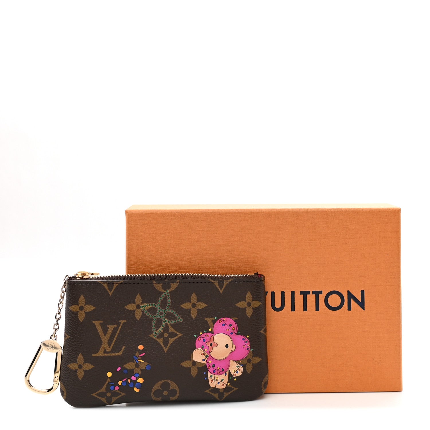 Louis Vuitton Monogram 2025 Vivienne Winter Holiday Key Pouch S