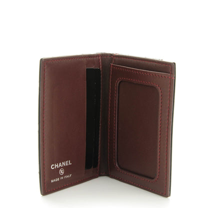 Chanel Lambskin Quilted Card Holder Wallet Black 5 of 7