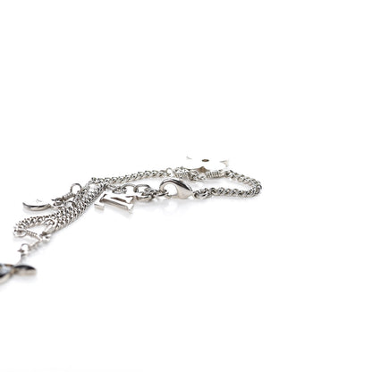 Louis Vuitton Sweet Monogram Charm Bracelet Silver Black 4 of 4