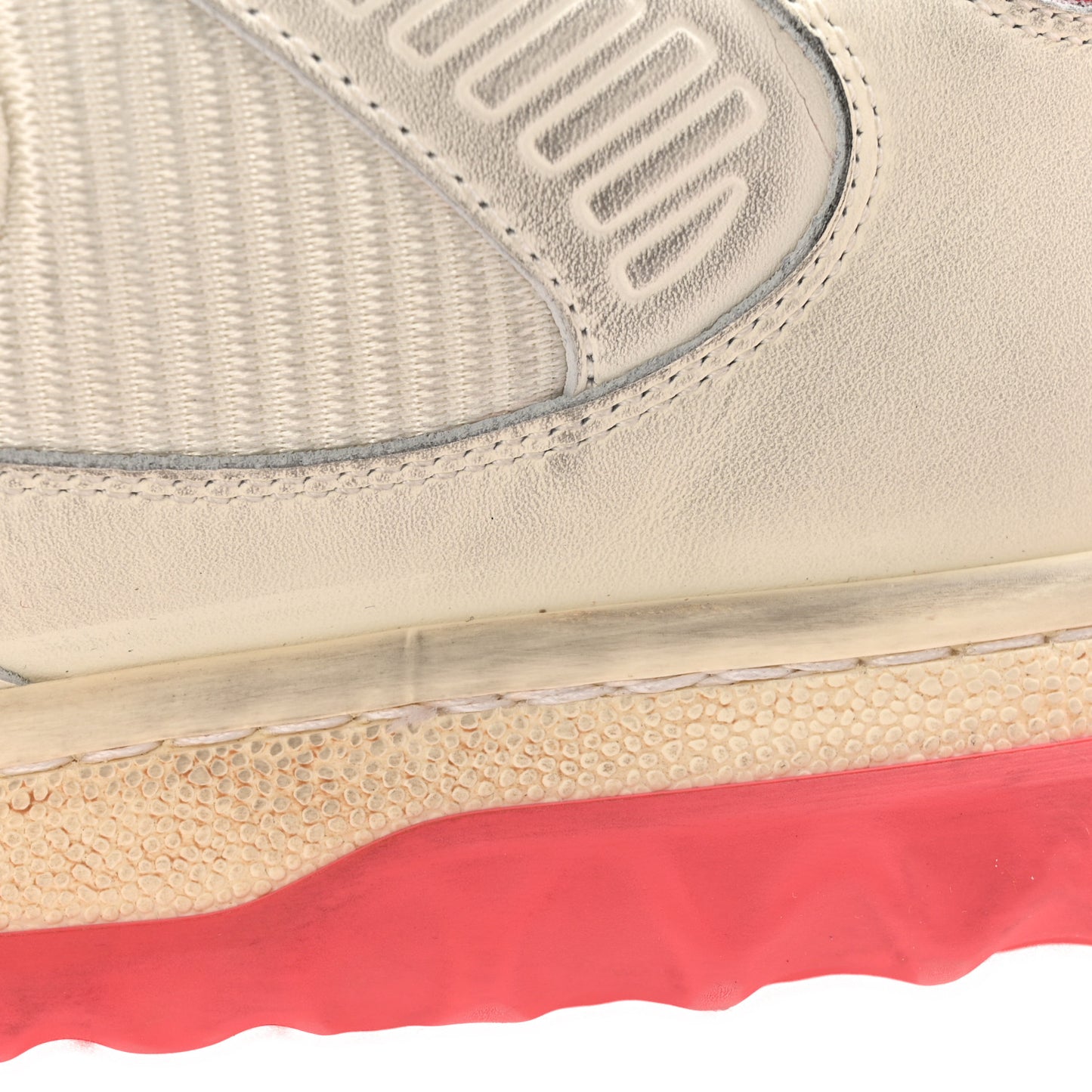 Dali Soft Calfskin Womens Mac80 Sneakers 39.5 Off White Pink