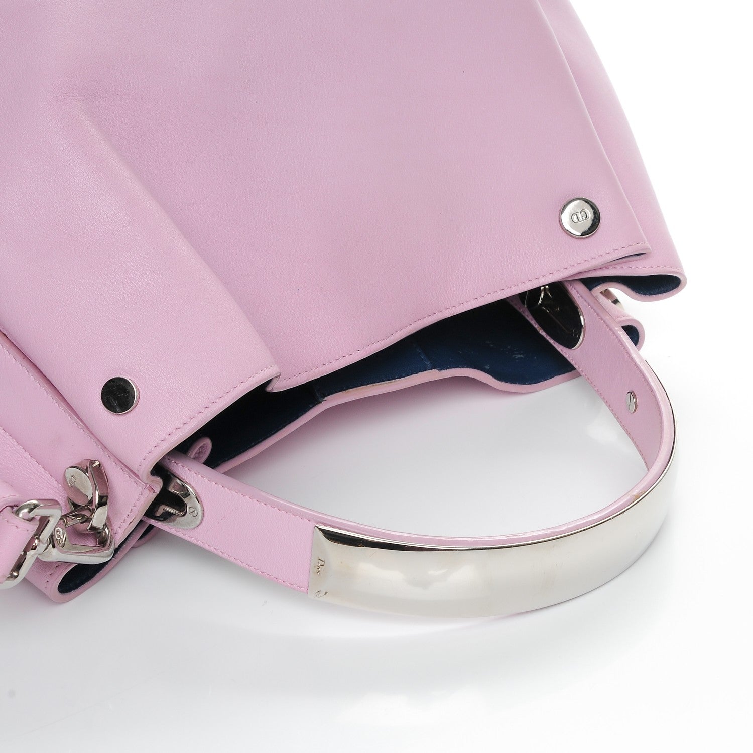 Christian Dior Calfskin Diorific Bucket Bag Pink 14 of 14