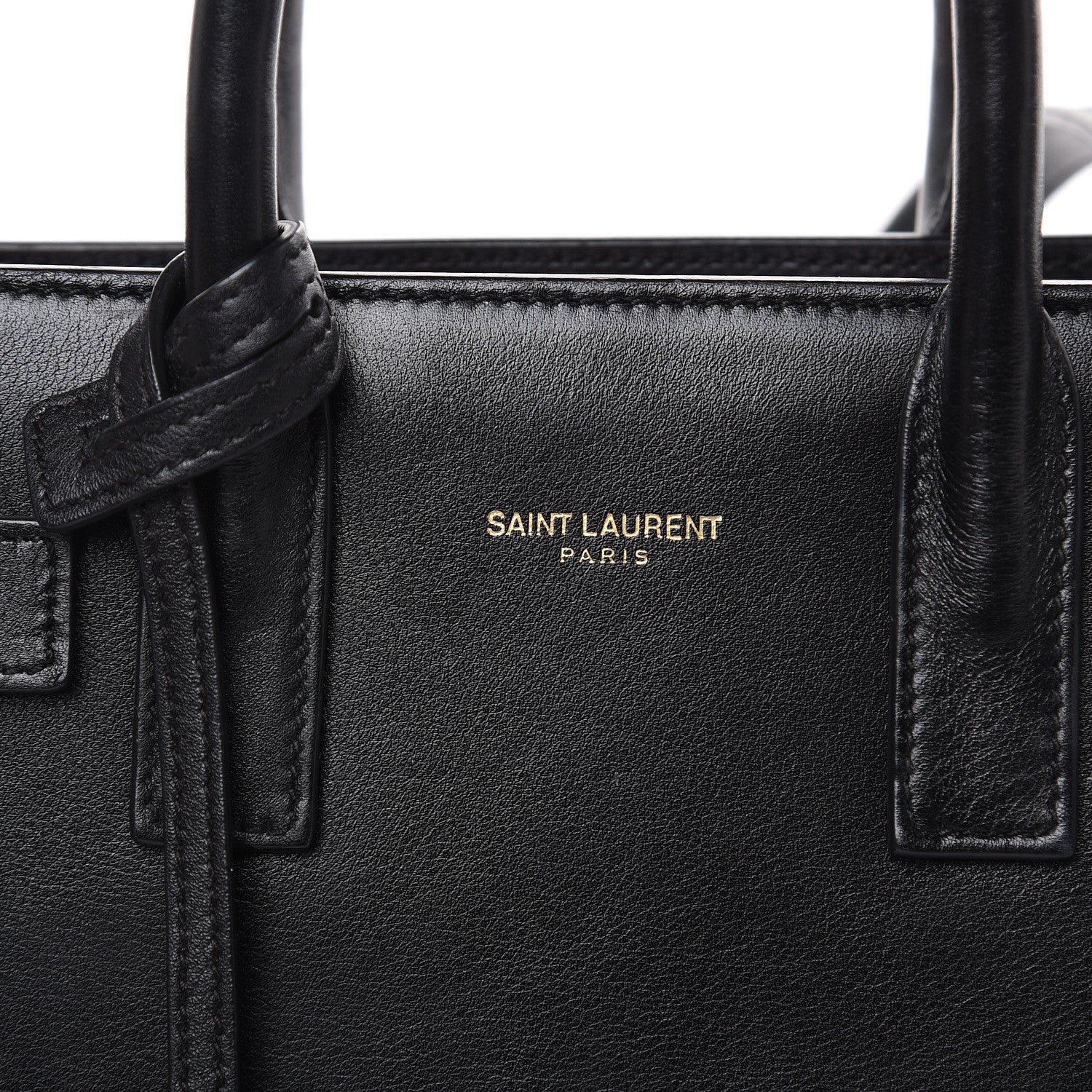Saint Laurent Calfskin Nano Sac De Jour Black 7 of 14