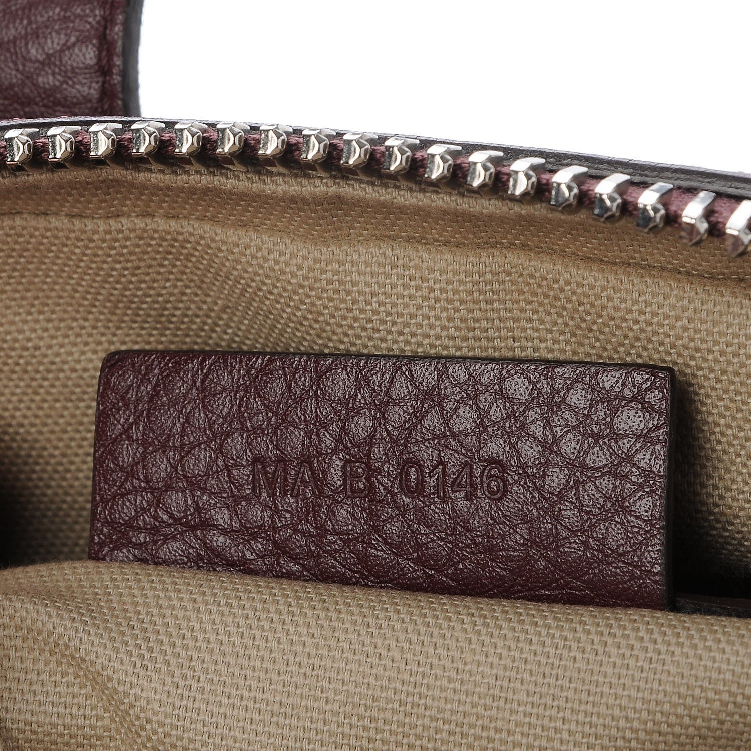 Givenchy Waxy Grained Calfskin Small Nightingale Oxblood 8 of 8