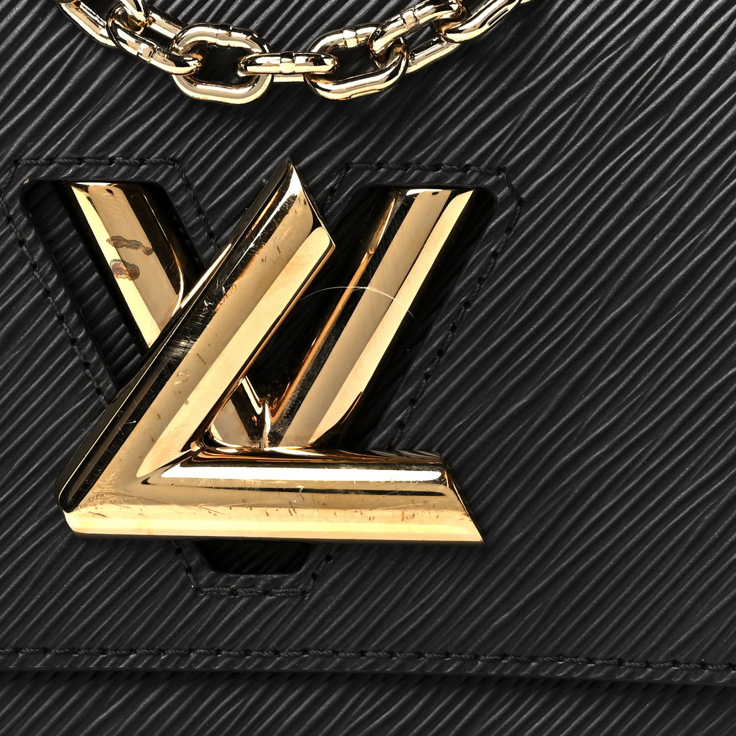 Louis Vuitton Epi Twist Shoulder Bag PM Black 7 of 10