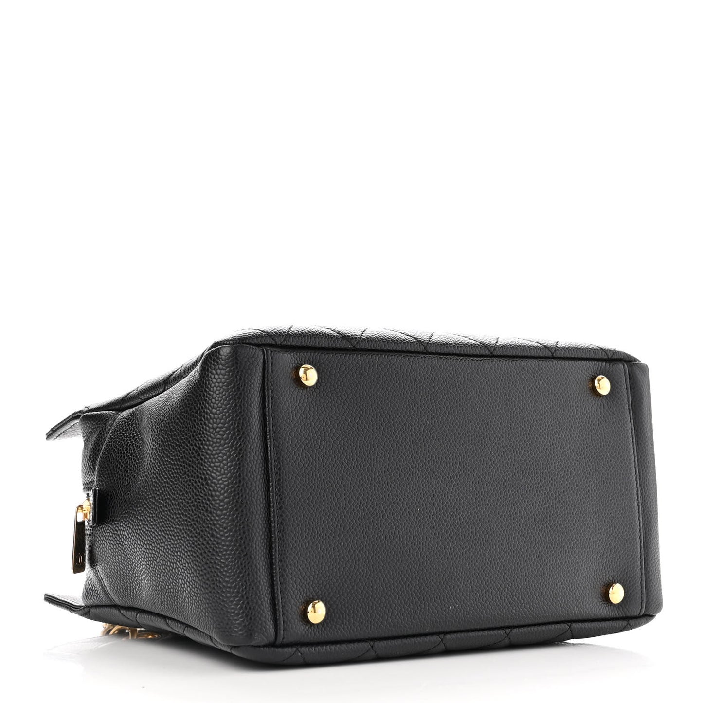 Caviar Quilted Petit Timeless Tote PTT Black