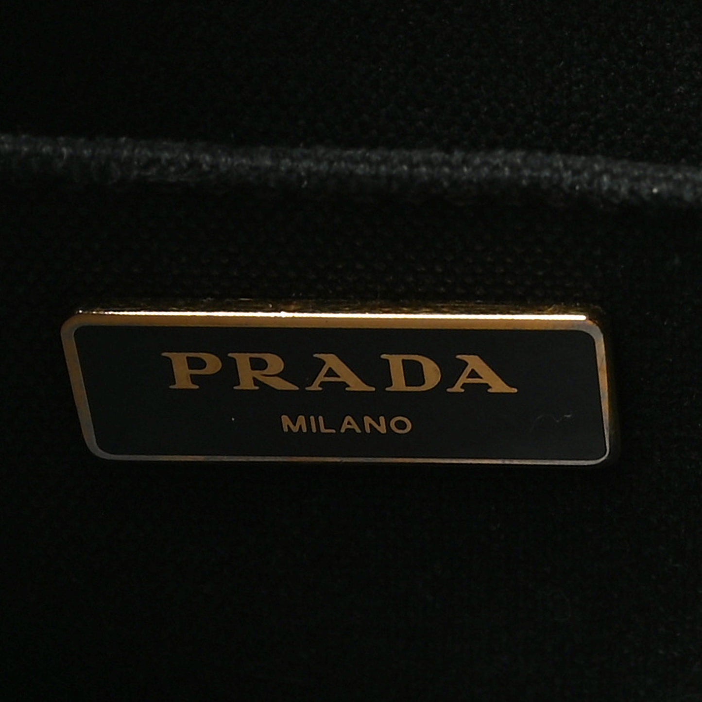 Canapa Small Logo Tote Black