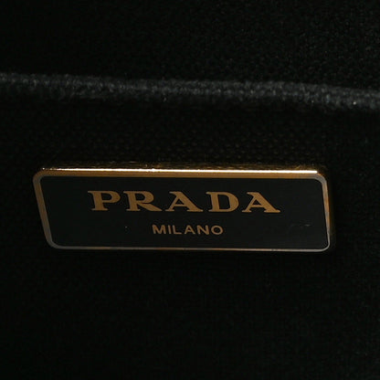 Prada Canapa Small Logo Tote Black 6 of 10