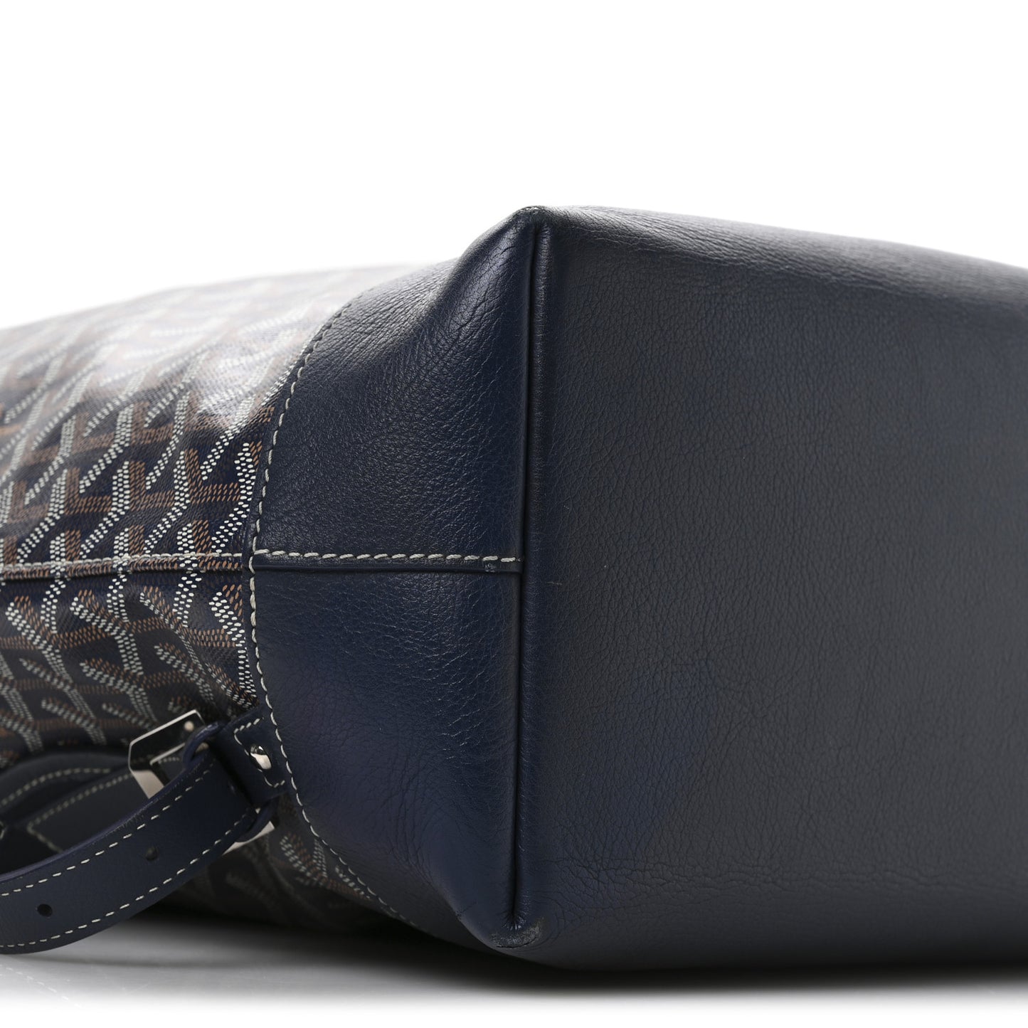 Goyardine Calfskin Cisalpin Backpack Navy Blue