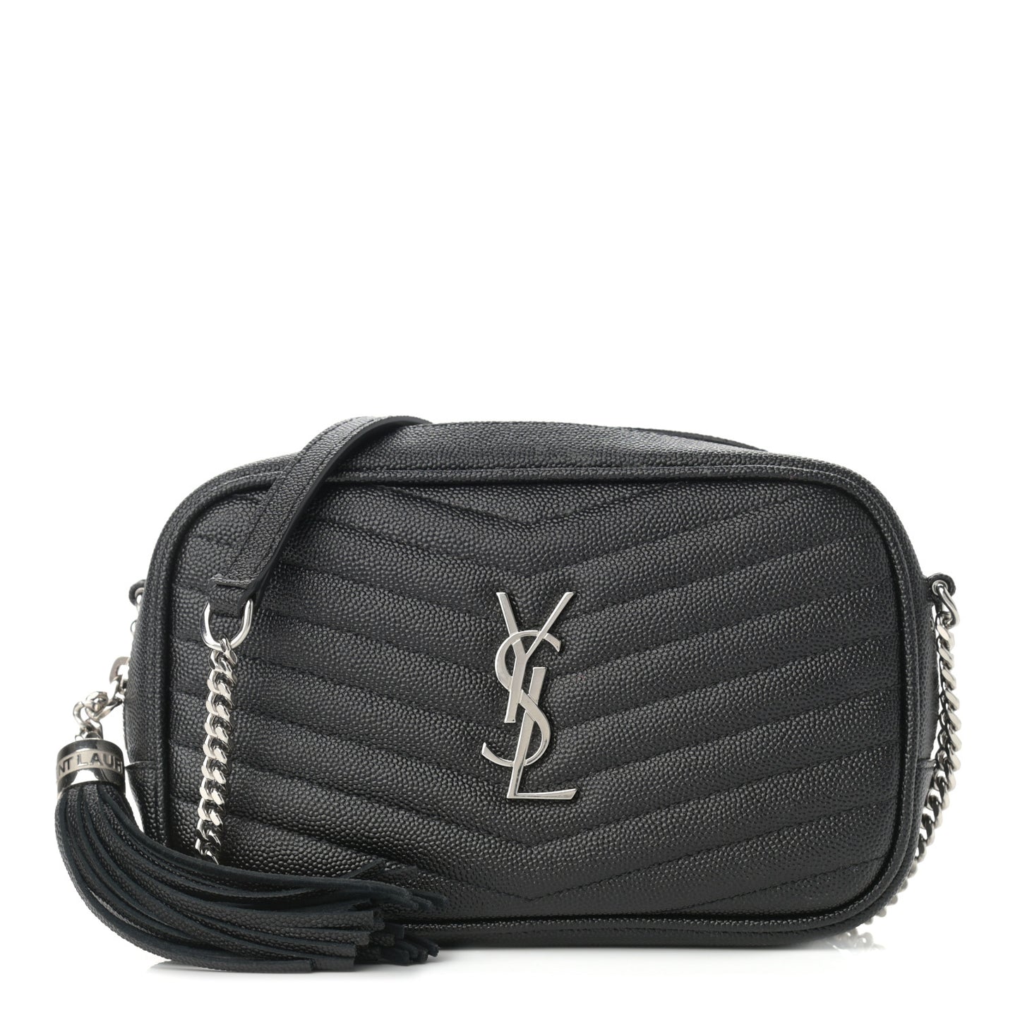 Grain De Poudre Matelasse Monogram Mini Lou Camera Bag Asphalt