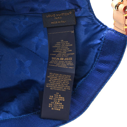 Louis Vuitton Cotton Monogram Jacquard LV Match Cap Blue 7 of 7