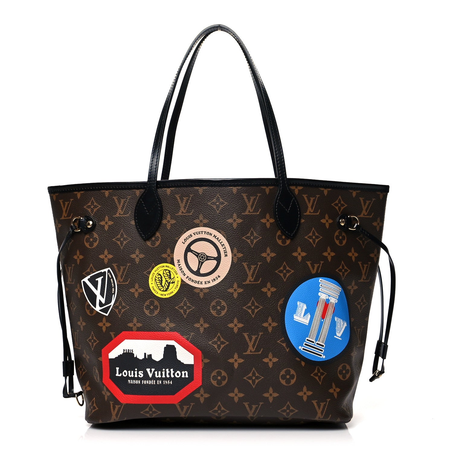Louis Vuitton Monogram World Tour Neverfull MM 1 of 10