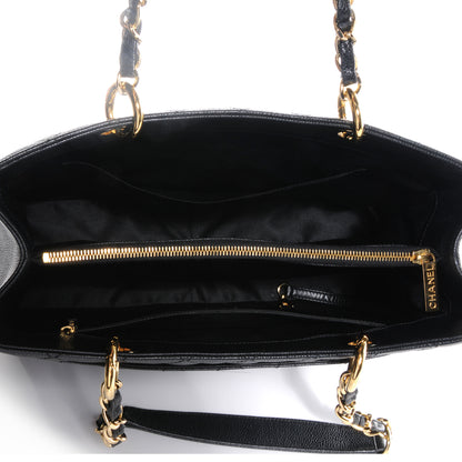 Chanel Caviar Grand Shopping Tote GST Black 6 of 9