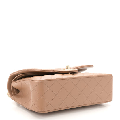 Chanel Lambskin Quilted Small Double Flap Beige 4 of 11