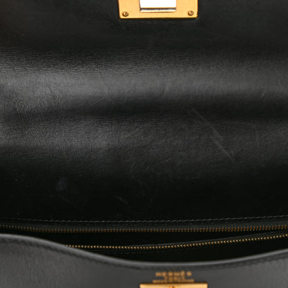 Hermes Box Kelly Retourne 28 Black 10 of 10