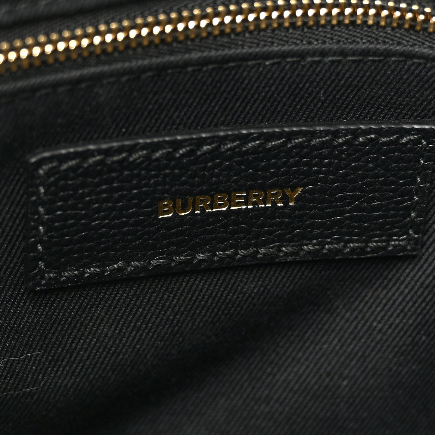 Derby Calfskin House Check Medium Banner Tote Black