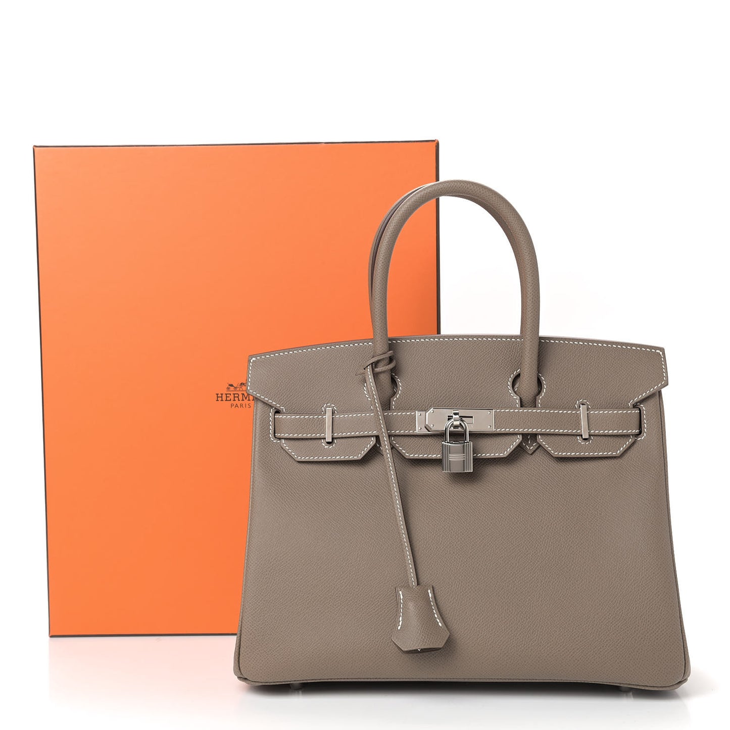 Epsom Birkin 30 Etoupe
