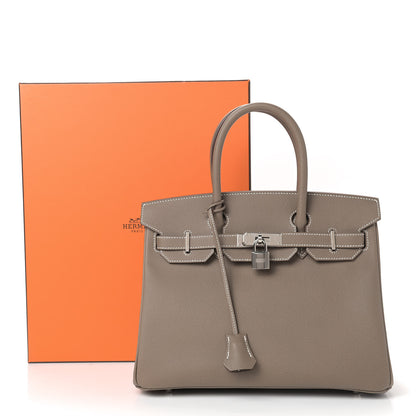Hermes Epsom Birkin 30 Etoupe 10 of 10