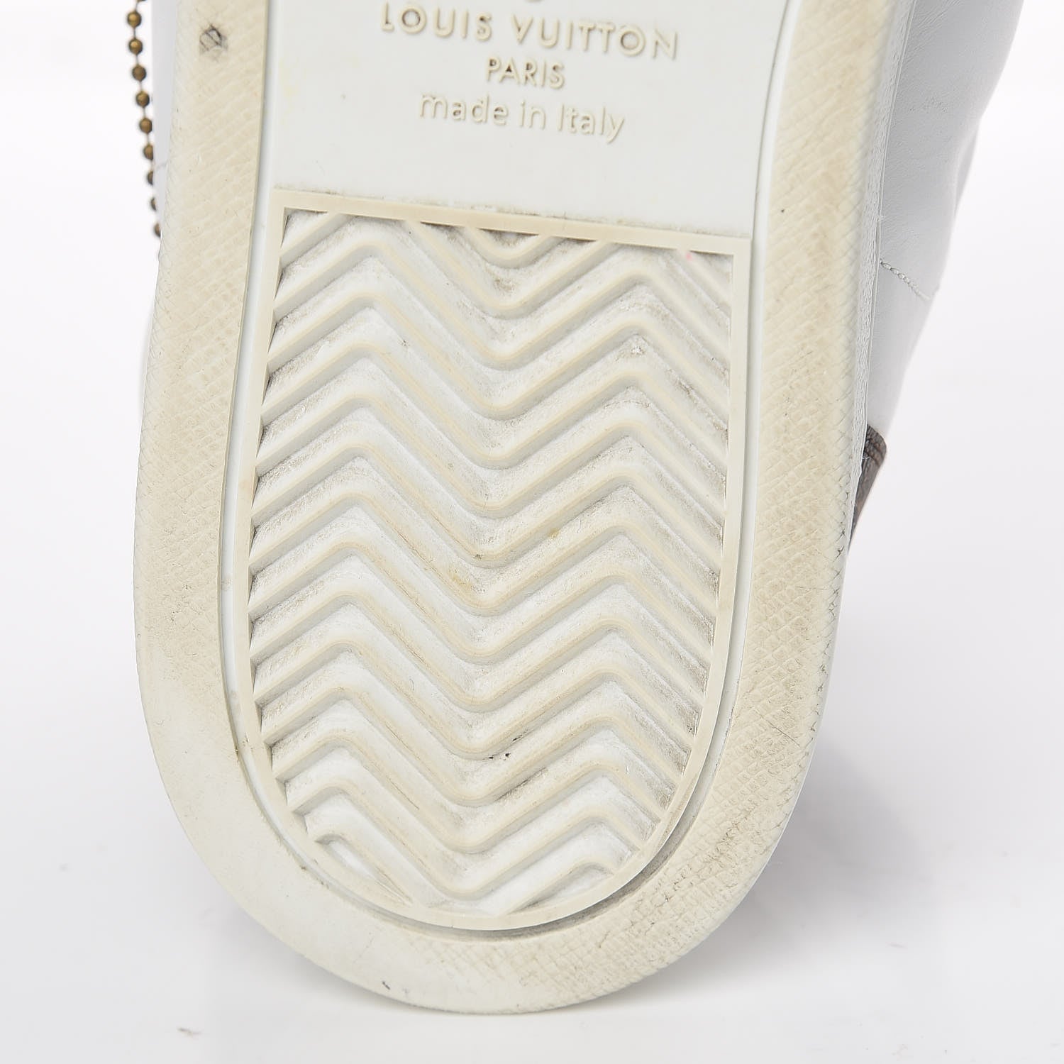 Louis Vuitton Calfskin Monogram Rivoli High Top Sneakers 10 White 12 of 22