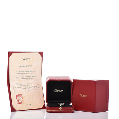 Cartier 18K White Gold Juste Un Clou Ring 52 6 5 of 5