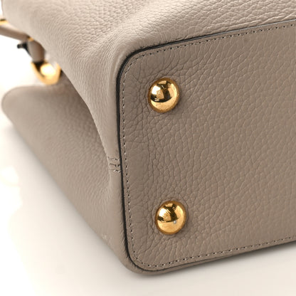 Louis Vuitton Taurillon Capucines PM Galet 7 of 8