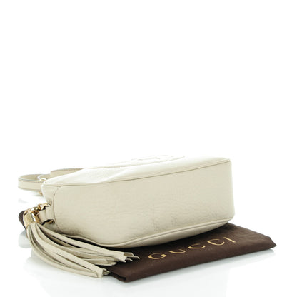 Gucci Pebbled Calfskin Small Soho Disco Bag Off White 4 of 11