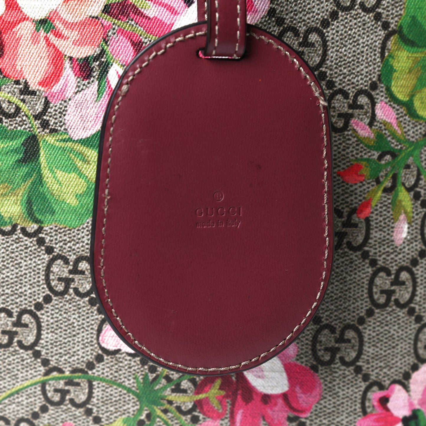 GG Supreme Monogram Blooms Medium Reversible Tote Beige Multicolor Dry Rose