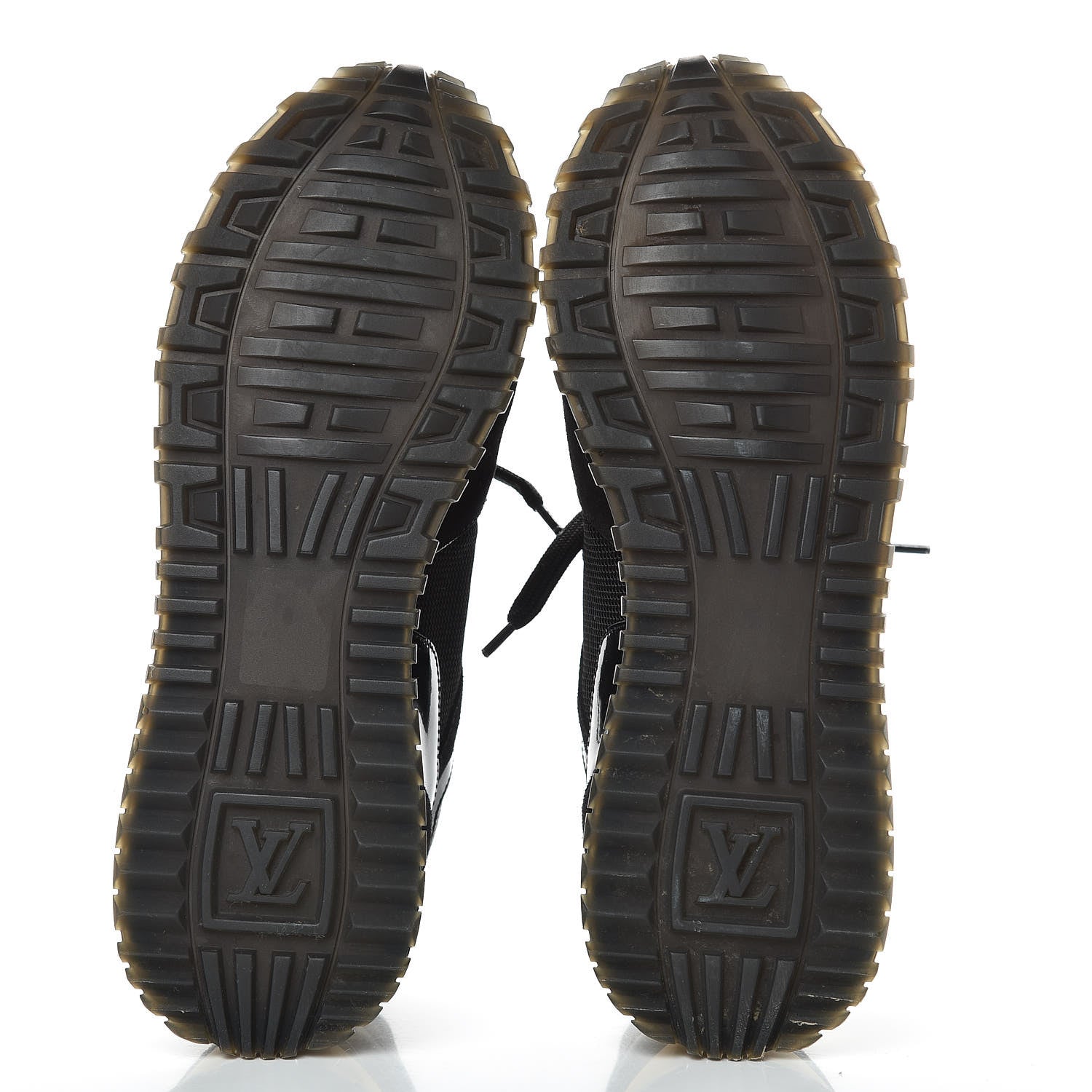 Louis Vuitton Suede Monogram Run Away Sneakers 36 Black 5 of 8