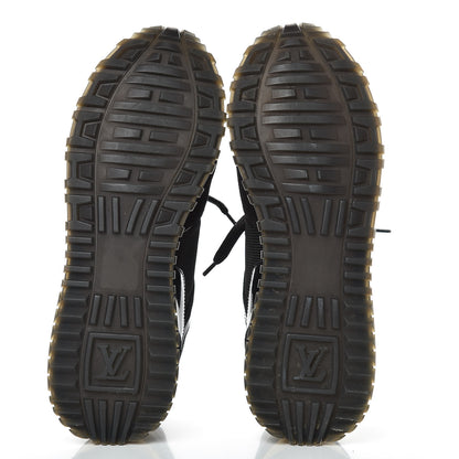 Louis Vuitton Suede Monogram Run Away Sneakers 36 Black 5 of 8