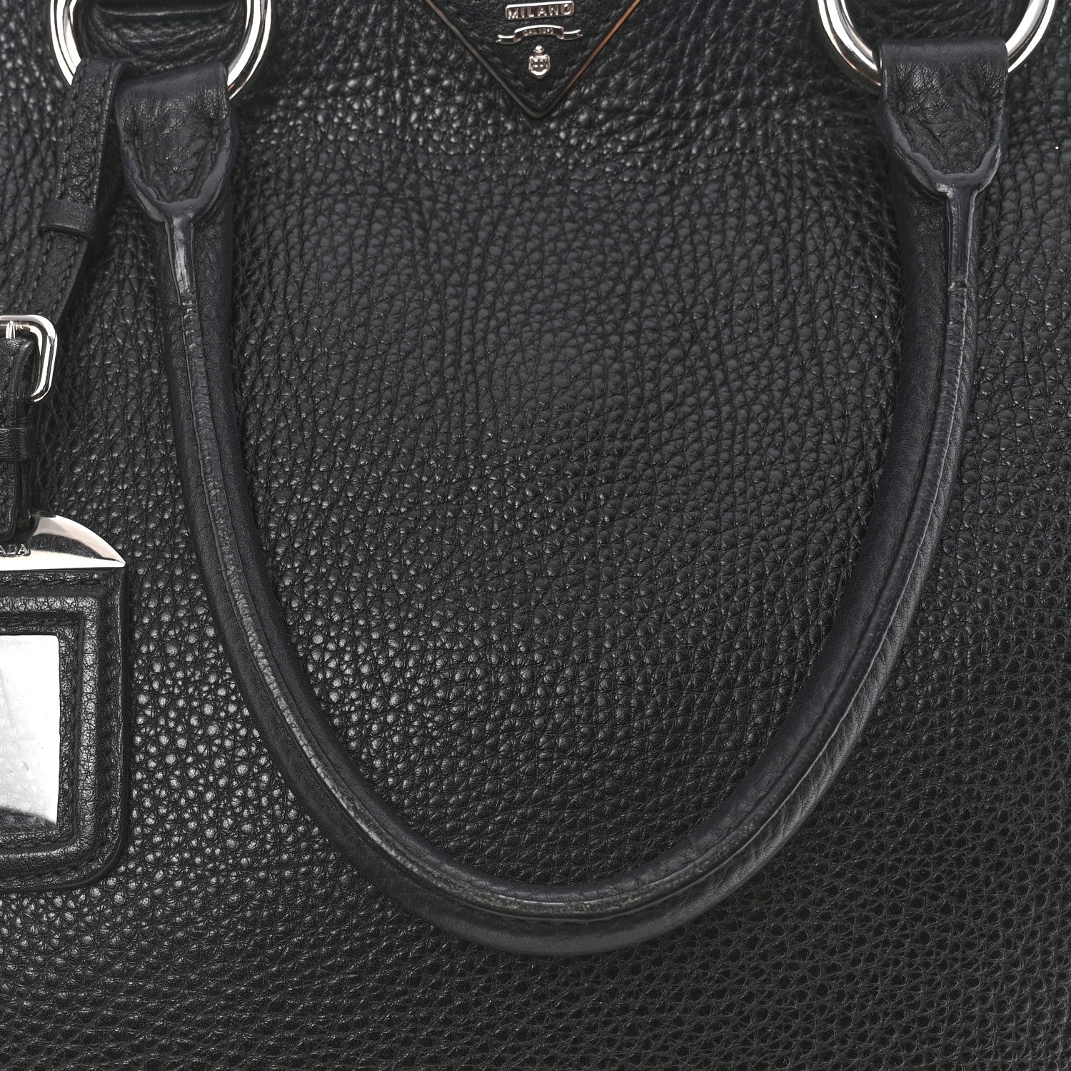 Prada Vitello Phenix Tote Black 11 of 15