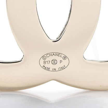 Chanel Metal CC Brooch Light Gold 4 of 6