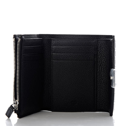 MCM Visetos Studded Compact Patricia Trifold Wallet Black 5 of 7
