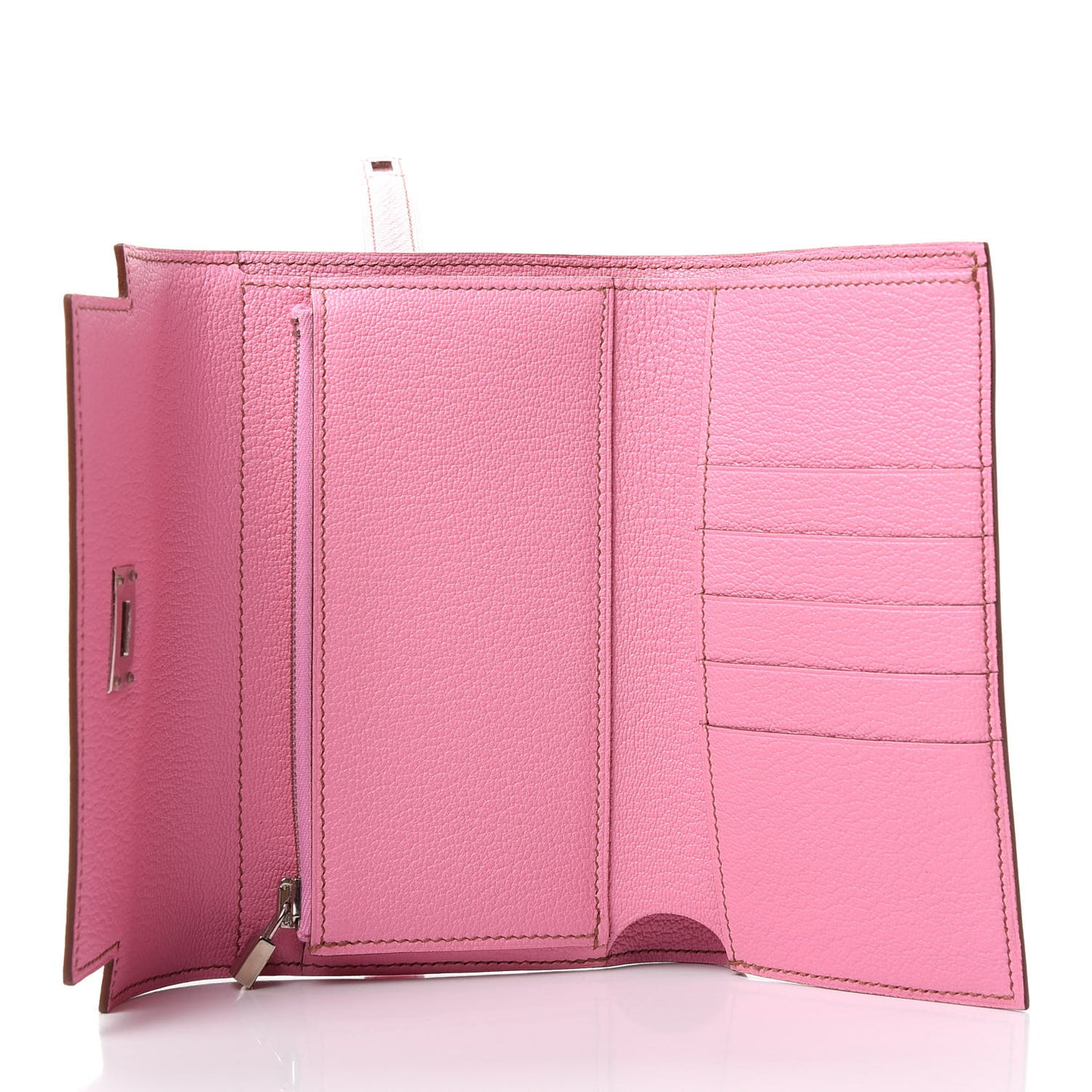 Chevre Mysore Medium Kelly Wallet 5P Pink