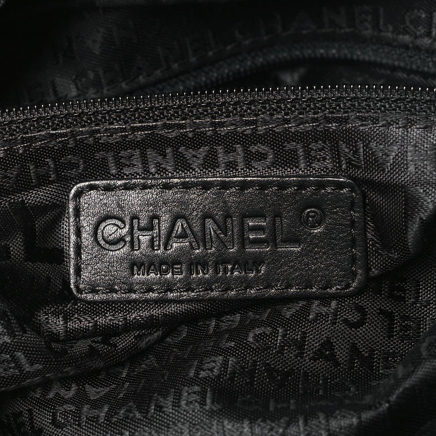 Chanel Lambskin Pleated CC Shoulder Bag Black 6 of 10