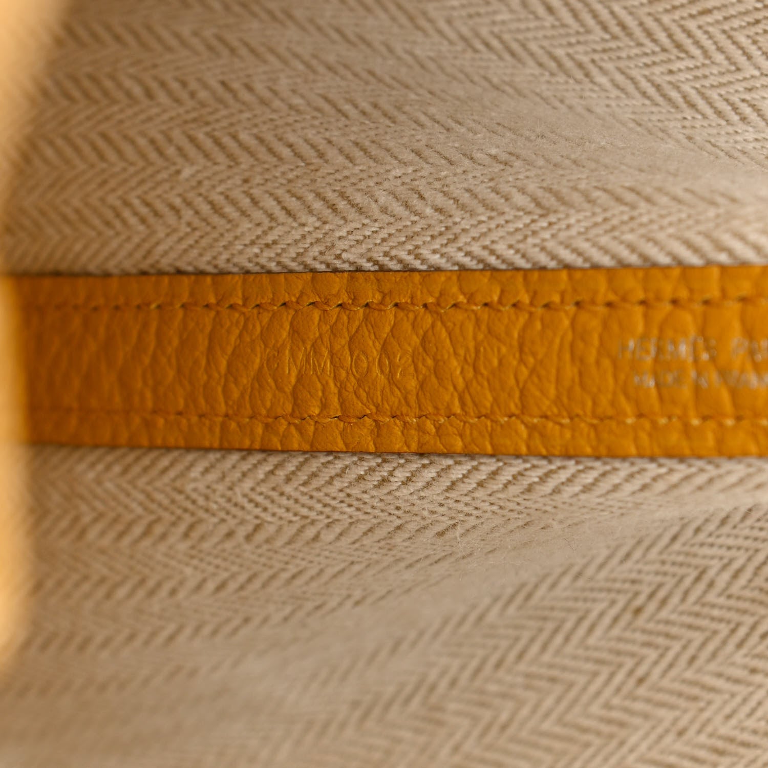Hermes Vache Country Garden Party 30 TPM Jaune Ambre 7 of 10