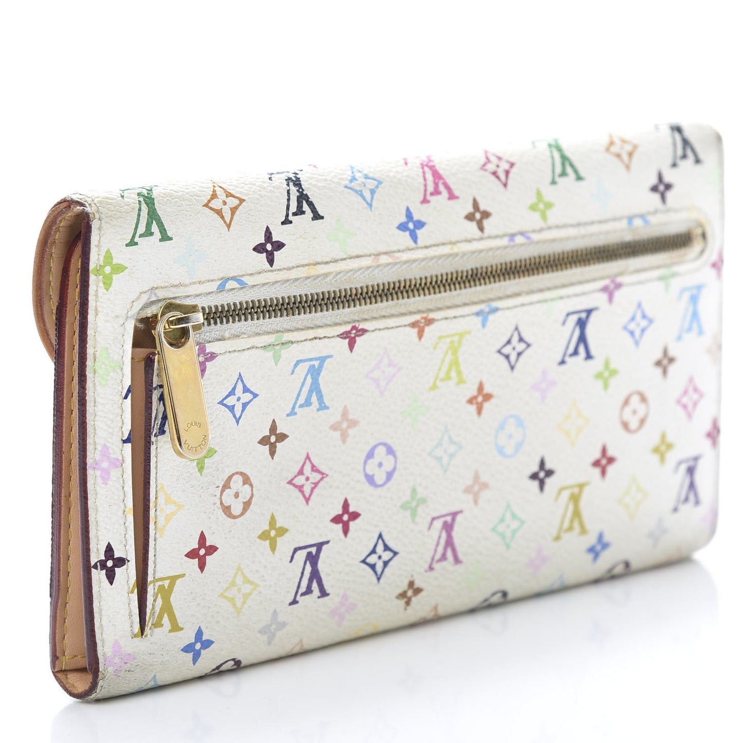 Monogram Multicolor Eugenie Wallet White
