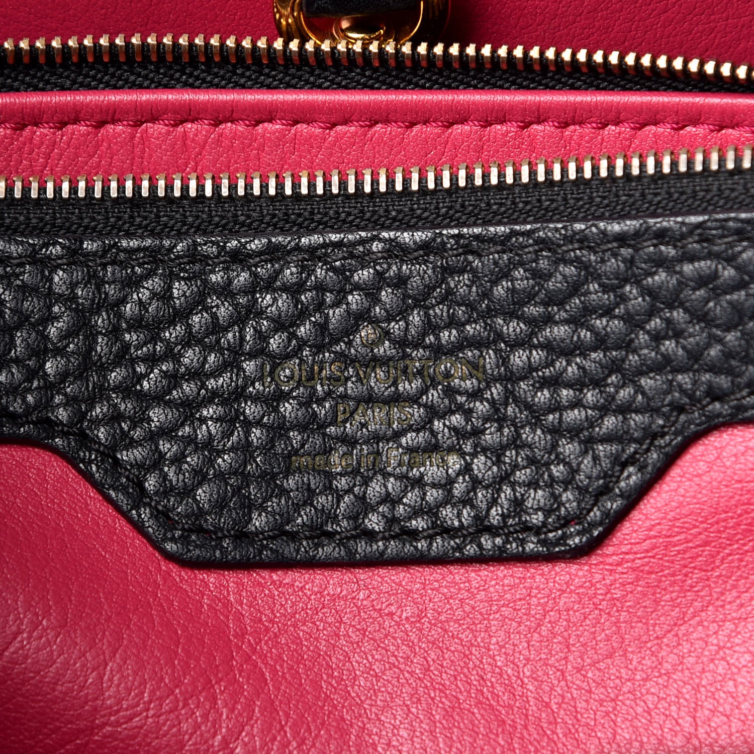 Louis Vuitton Taurillon Capucines GM Black 8 of 13
