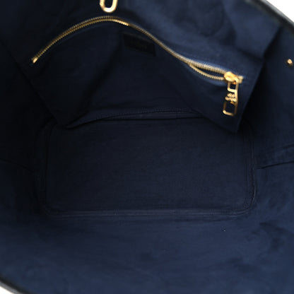 Louis Vuitton Empreinte Monogram Giant Neverfull MM Black 5 of 9