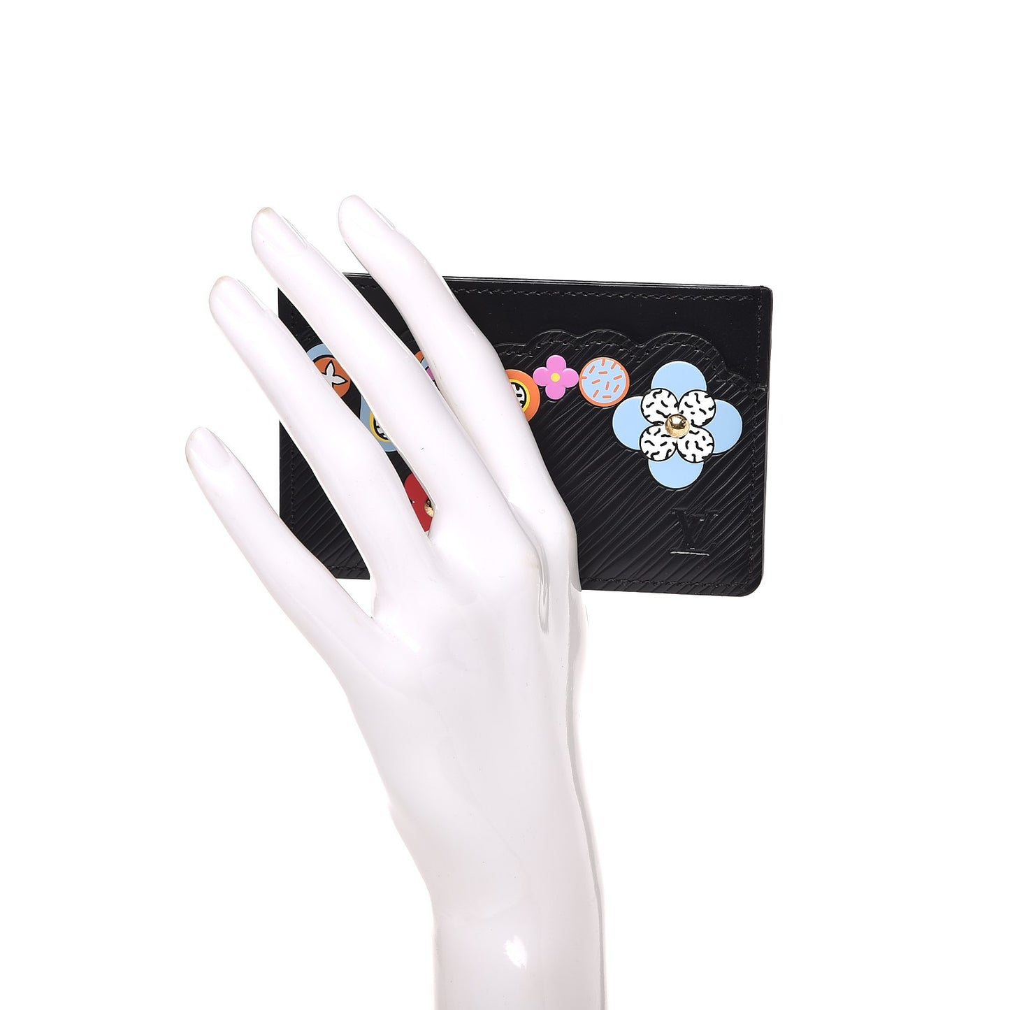 Epi Flower Remix Card Holder Black