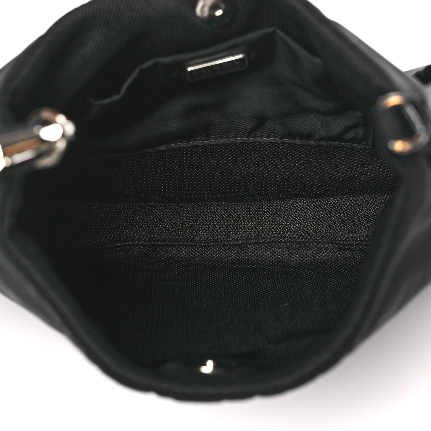 Tessuto Nylon Small Shoulder Bag Black