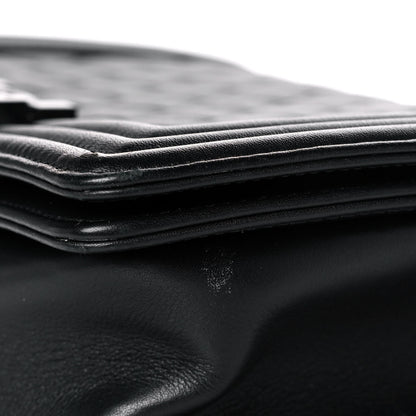 Chanel Calfskin Quilted Medium Boy Flap So Black 11 of 13