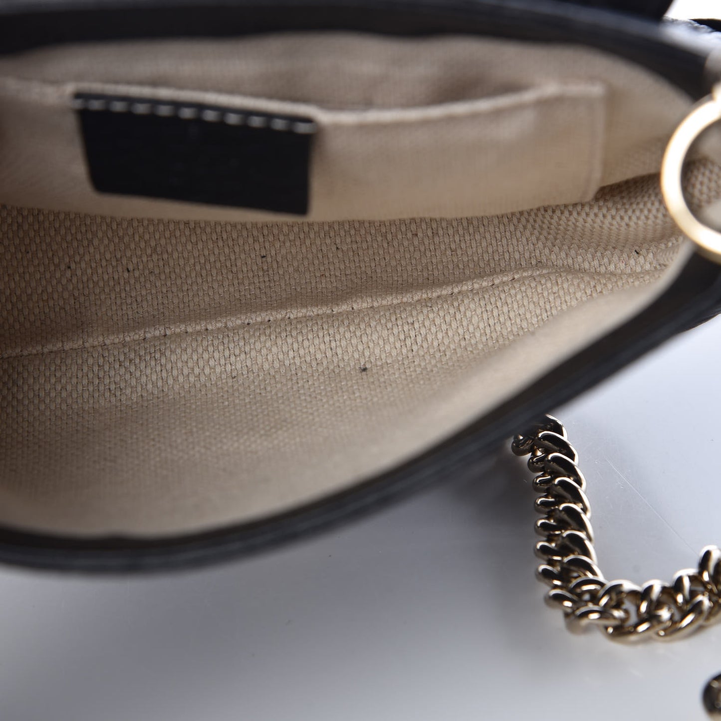 Pebbled Calfskin Small Soho Flap Crossbody Black