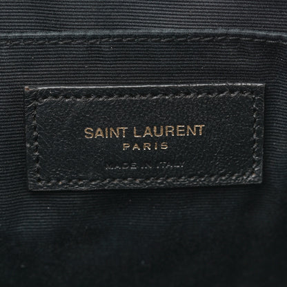 Saint Laurent Calfskin Matelasse Monogram Lou Camera Bag Dark Beige 6 of 13
