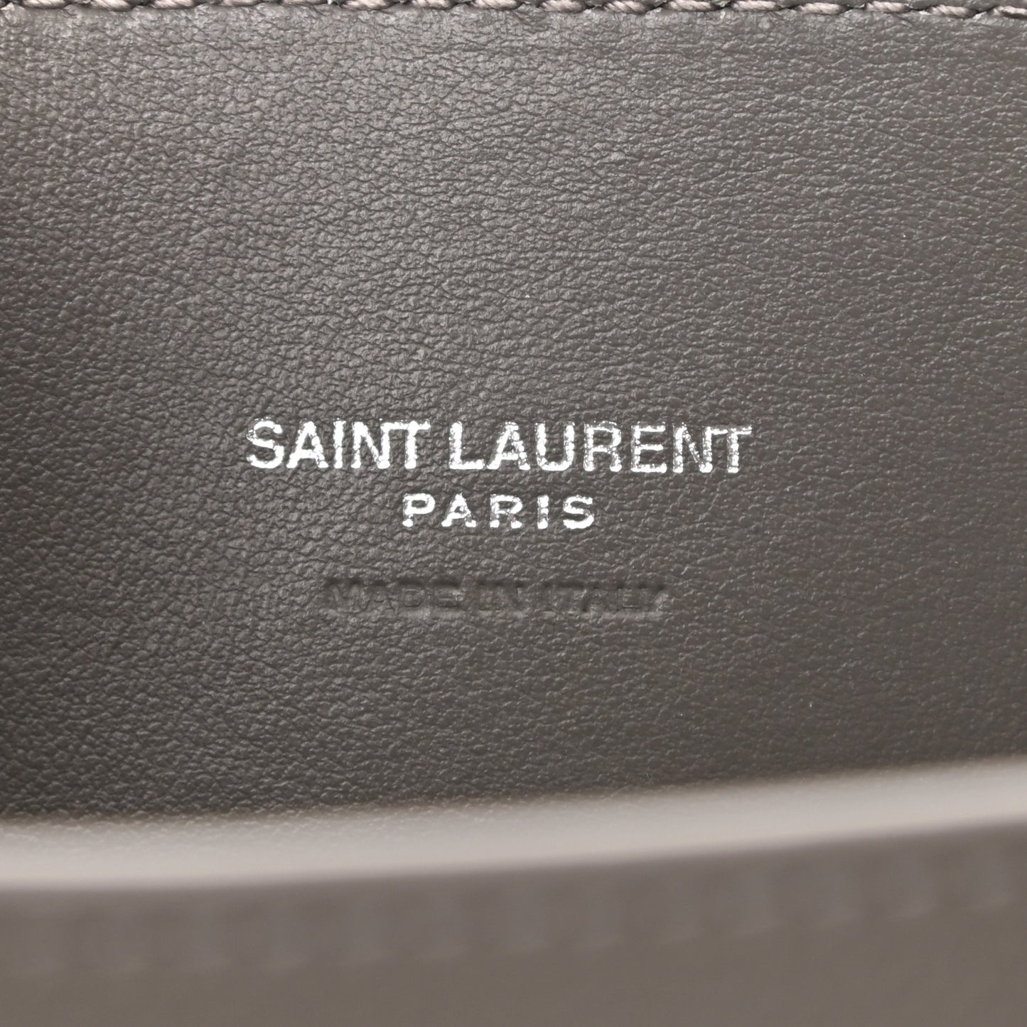 Grained Calfskin Nano Sac De Jour Fog