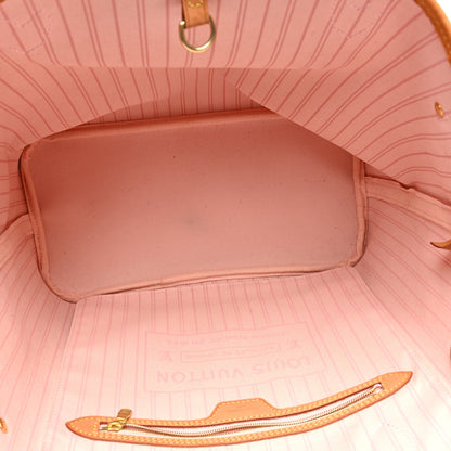 Louis Vuitton Damier Azur Neo Neverfull MM Rose Ballerine 6 of 10