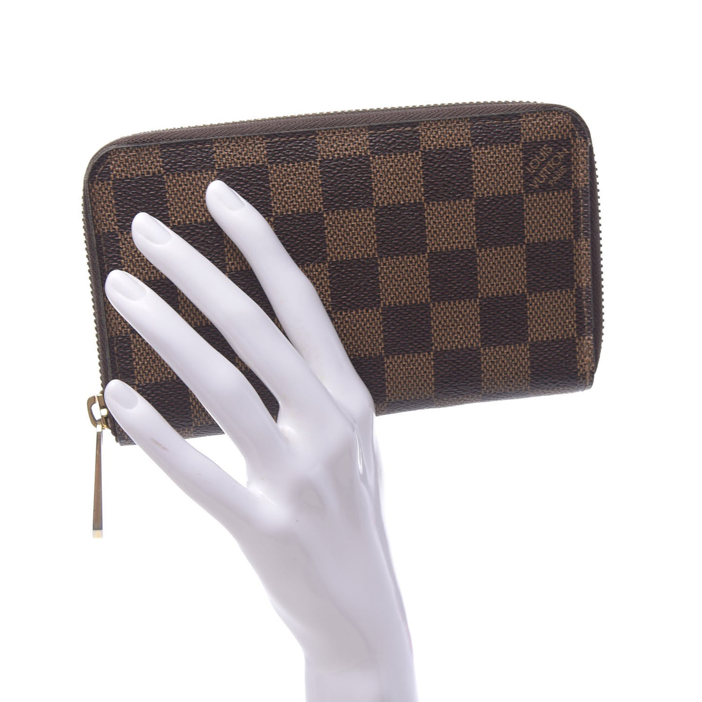 Damier Ebene Zippy Compact Wallet