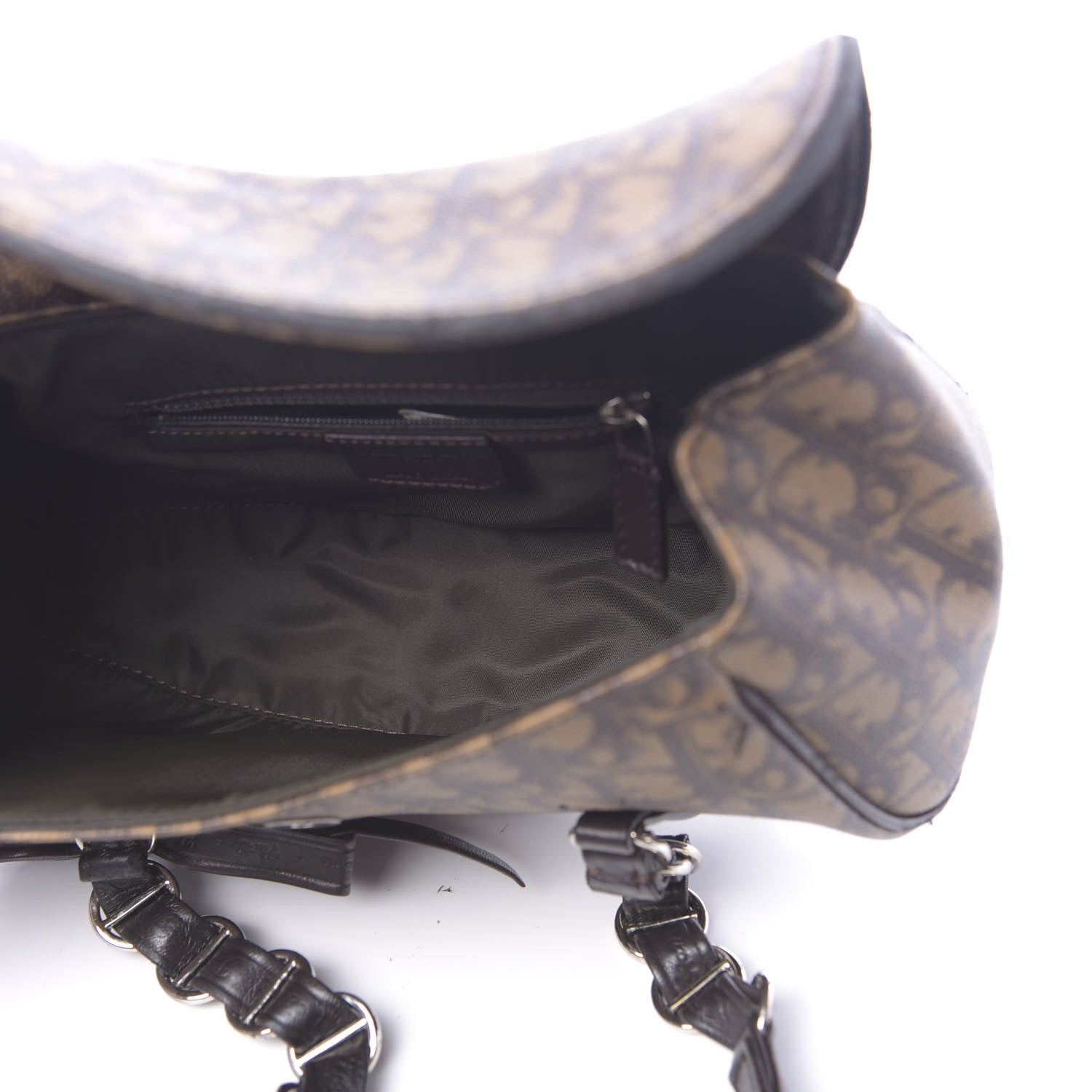 Christian Dior Monogram Romantique Trotter Bag Brown 5 of 16