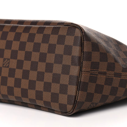Louis Vuitton Damier Ebene Neo Neverfull MM Rose Ballerine 8 of 12