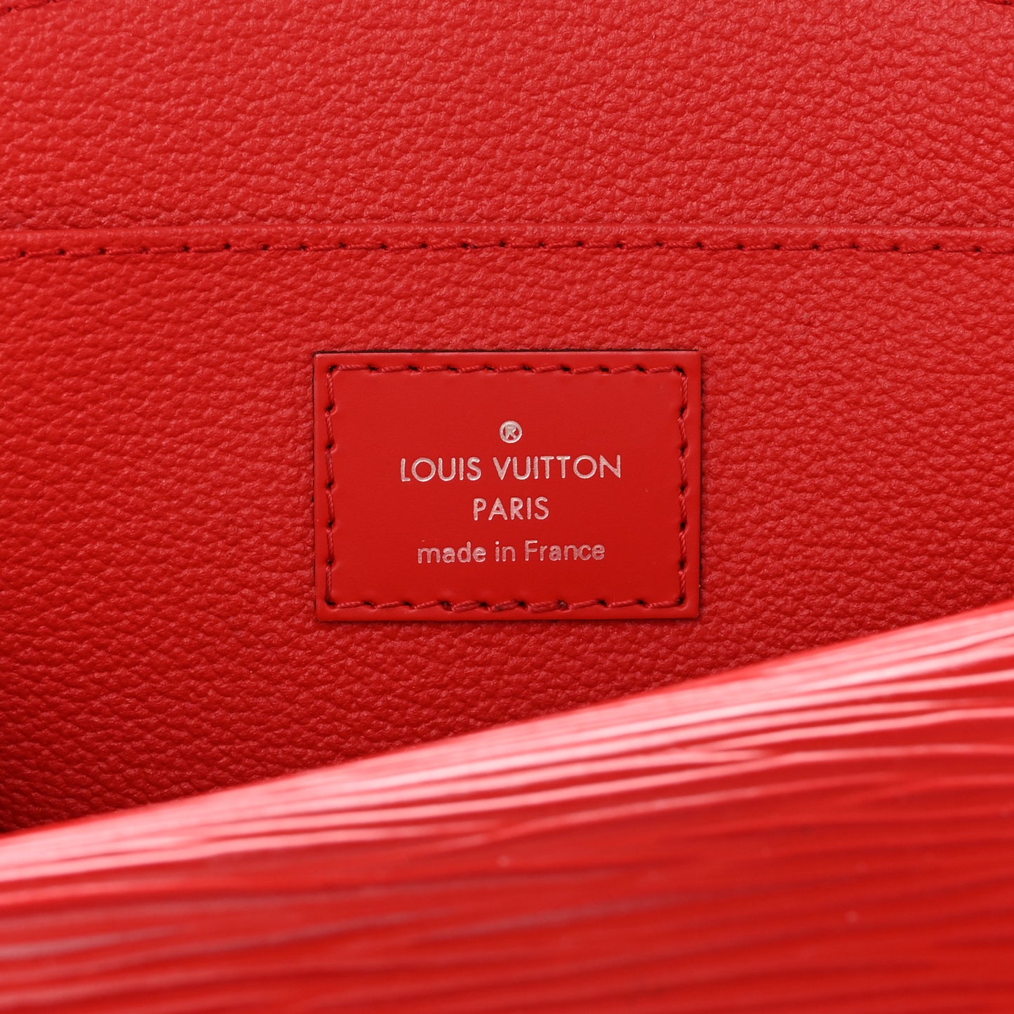 Epi Cosmetic Pouch Coquelicot
