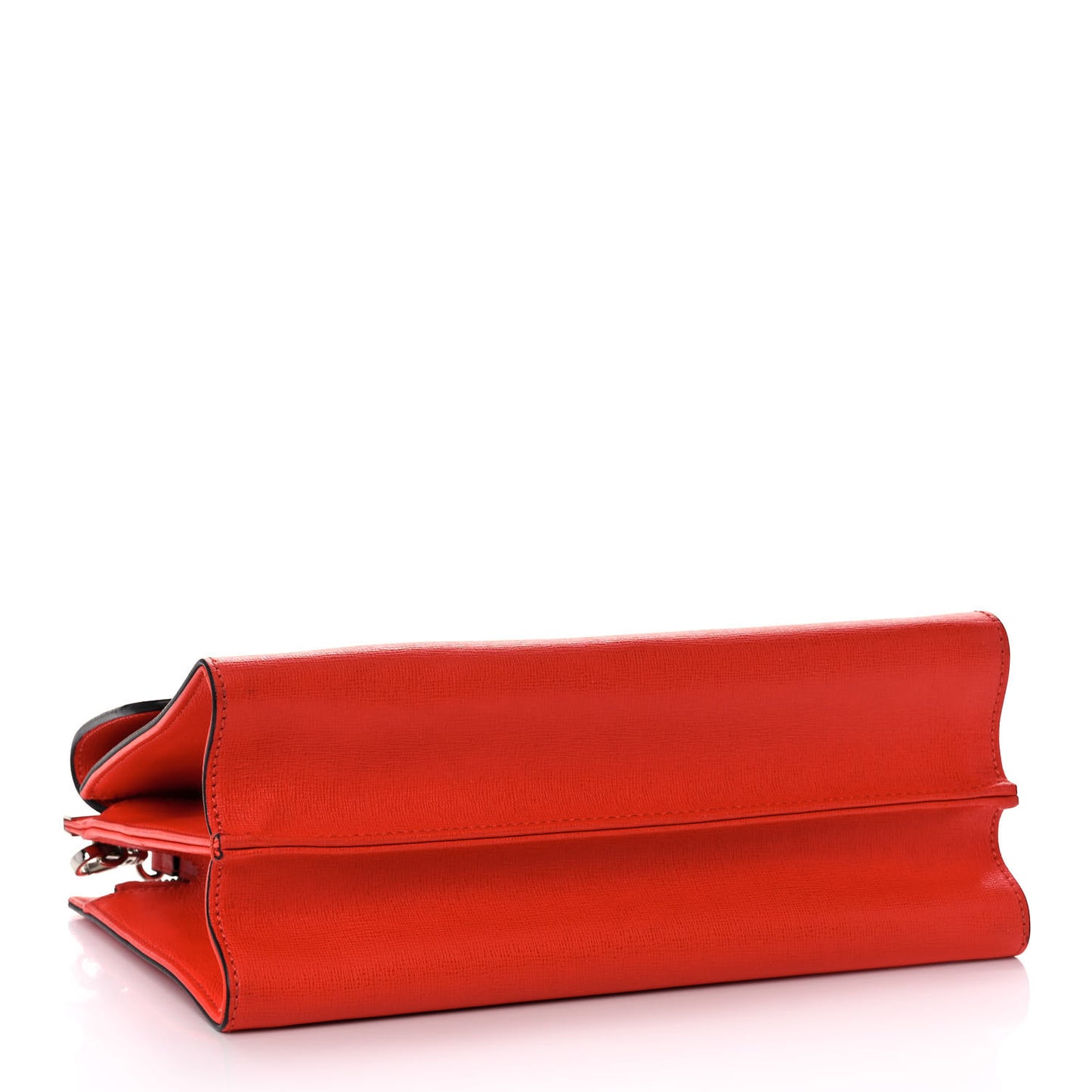 Vitello Elite Flamingo Demi Jour Shoulder Bag Papavero