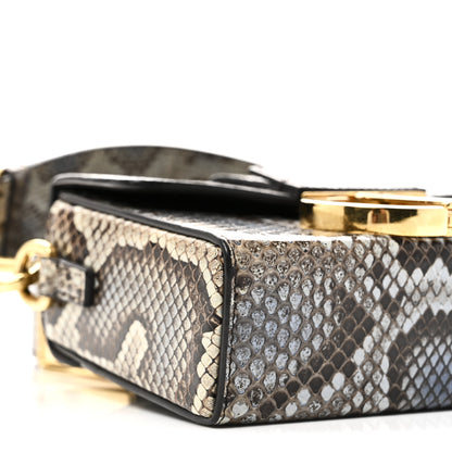 Christian Dior Snakeskin 30 Montaigne Box Bag Beige Multicolor 8 of 9